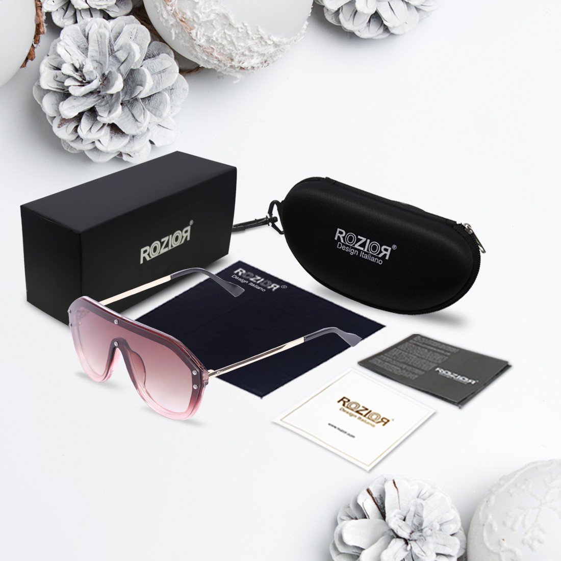 Buy ROZIOR Italy Classic UV400 Polarized Sports Sunglasses Online at  desertcartNGA